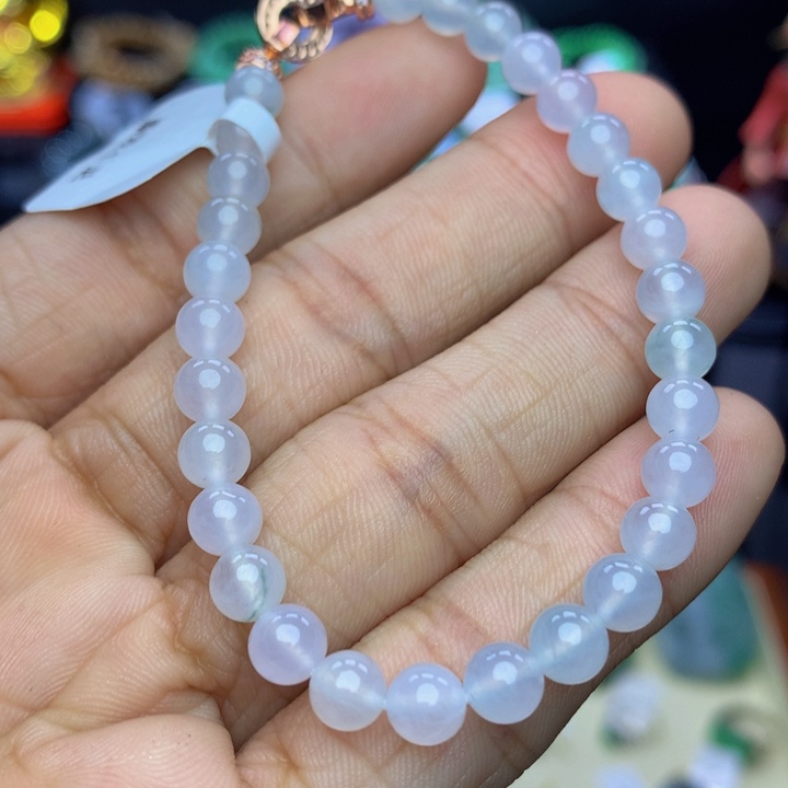 翡翠手链未镶嵌翡翠 5.7 