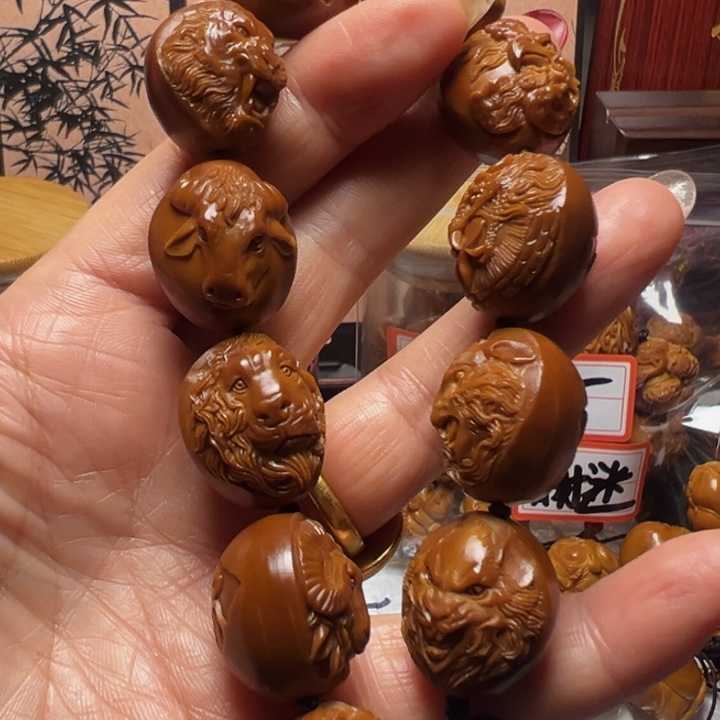 手串/手链橄榄核十二生肖