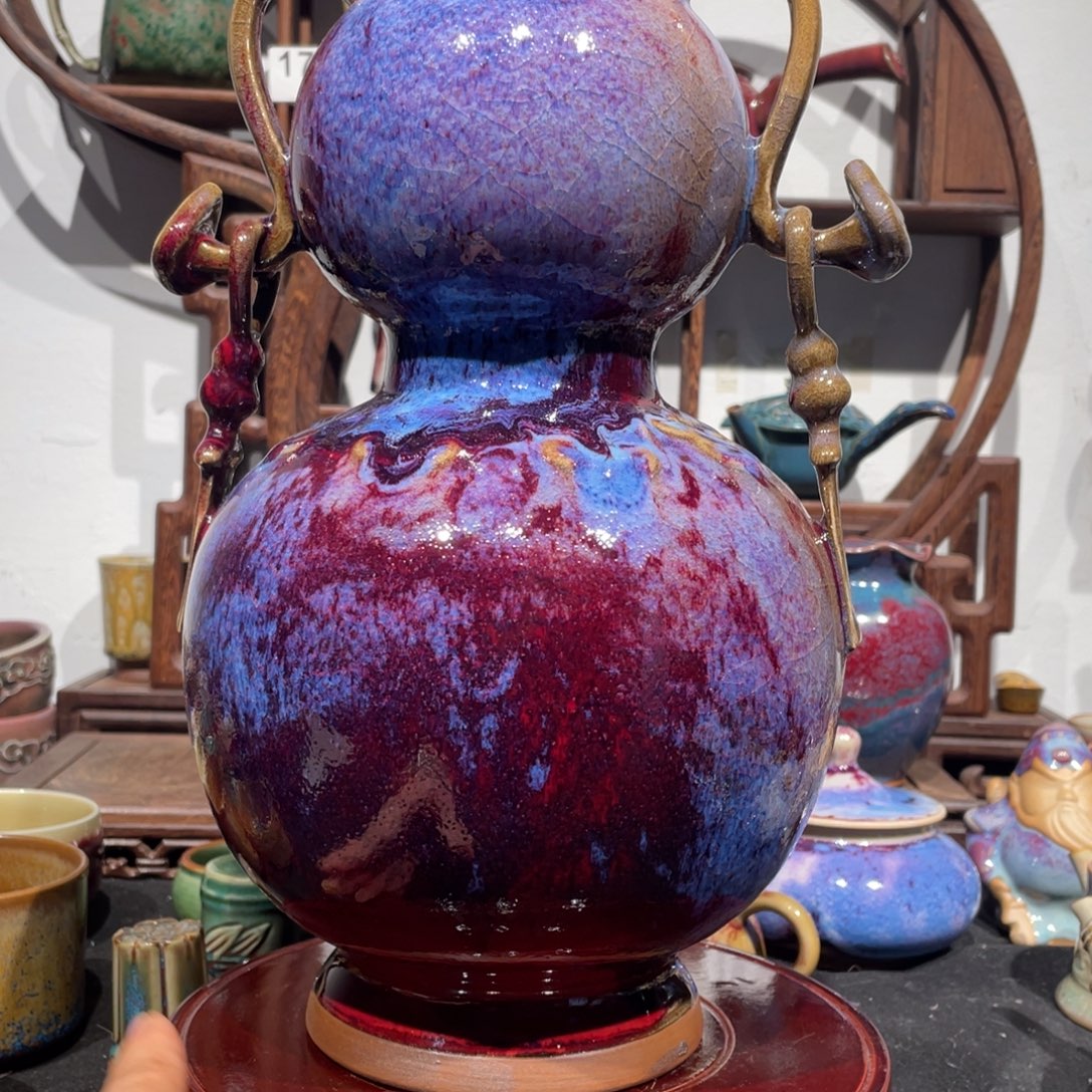 陈***生中国神后钧瓷茶器