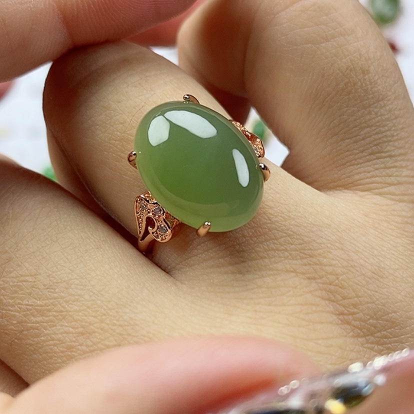 【闪购商品】和田玉纯天然和田玉和田玉戒指未镶嵌