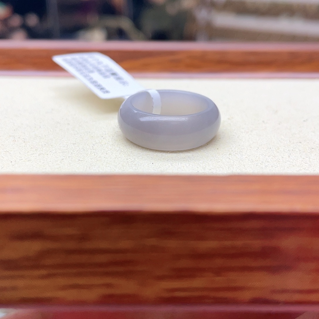 和田玉未镶嵌戒指歆**烟紫轮胎7号