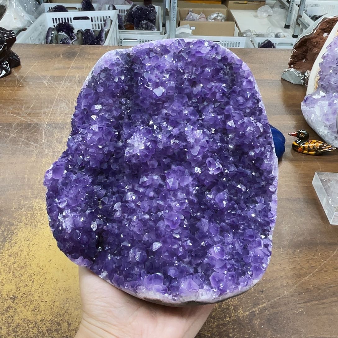 摆件未镶嵌紫晶晶体