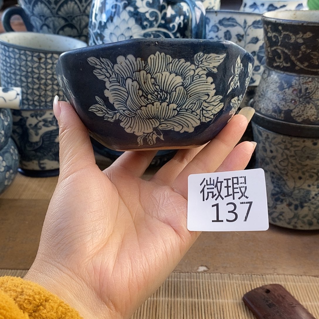 陶手工手绘青花高温陶瓷