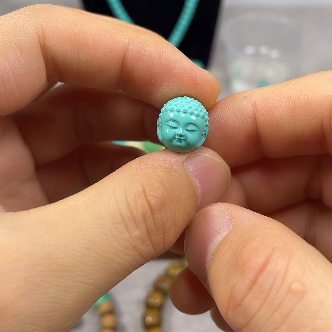 原生态湖北松配饰，直径12