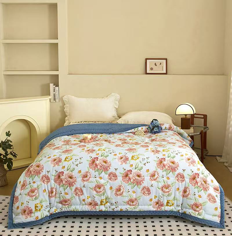 秦凡补贴A类纤维冬被被子加厚棉被被褥轻春秋暖冬