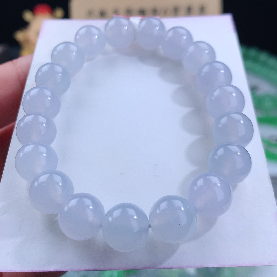 翡翠手链未镶嵌卡10mm
