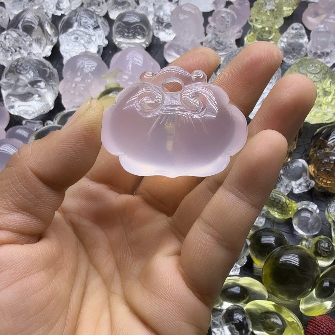 水晶颈饰未镶嵌吊坠