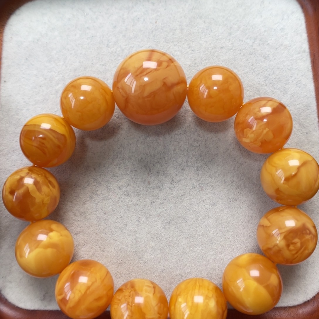 蜜蜡未镶嵌手链蜜蜡