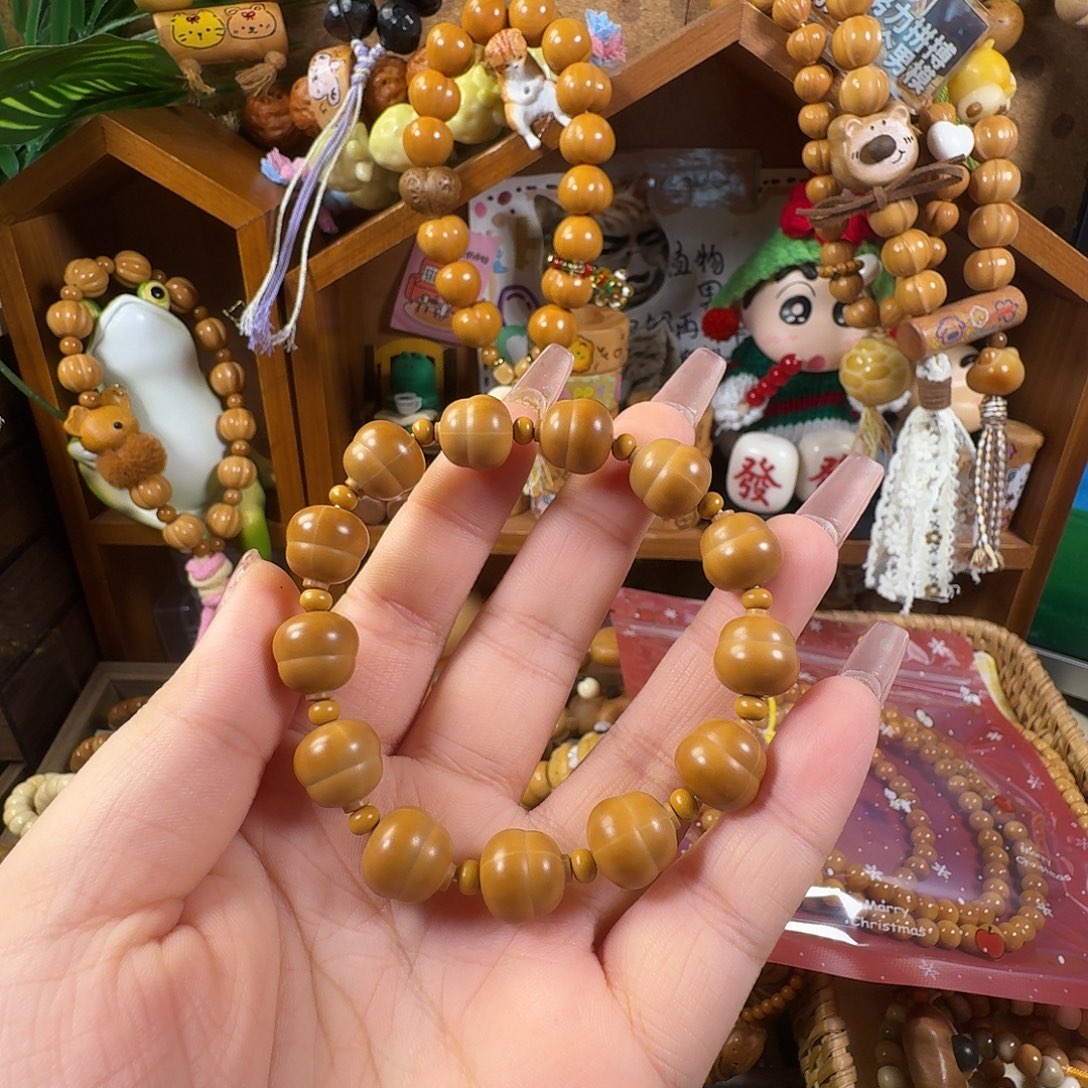 猴头核桃吊坠福禄单圈