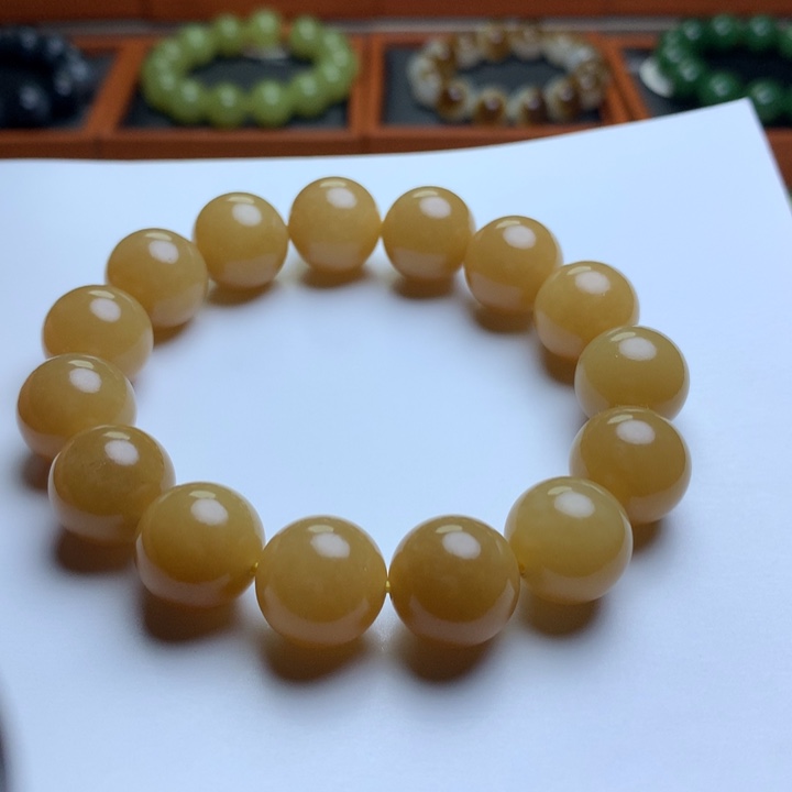 和田玉手串未镶嵌