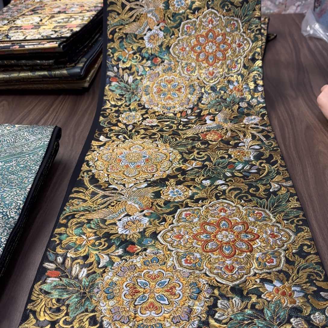 织绣唐锦西阵织带带