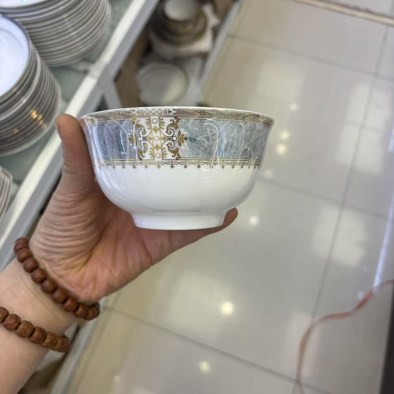 碗开门大吉伯爵景玉骨瓷