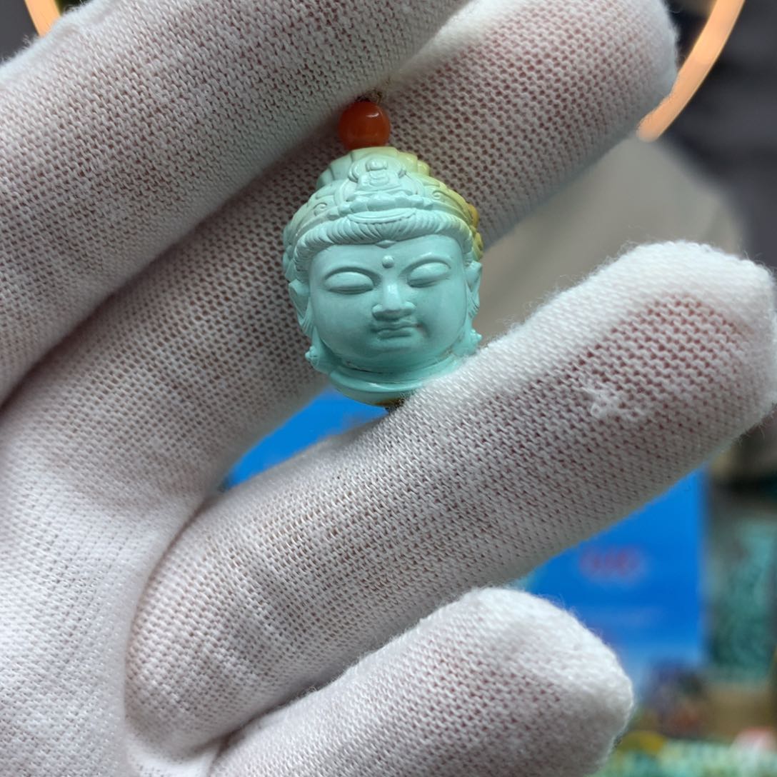 绿松石挂件未镶嵌