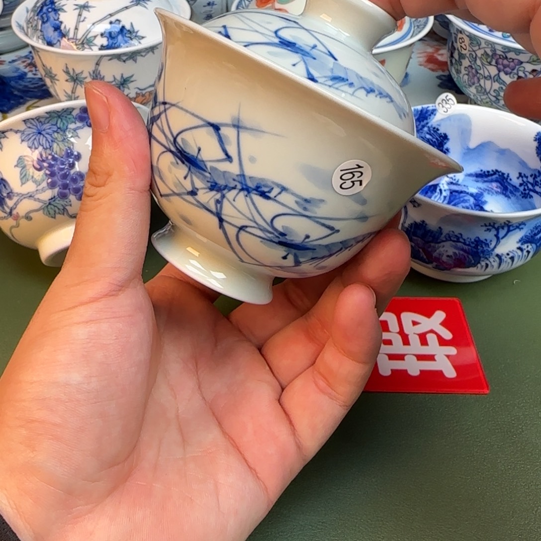 扬***航彦祖纯手工手绘茶具165