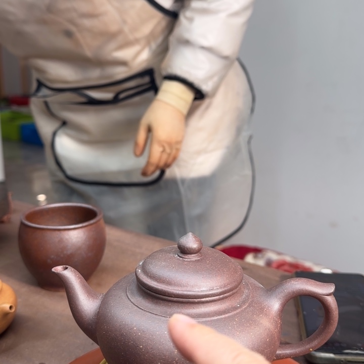 紫砂茶壶紫砂笑樱壶微瑕壶