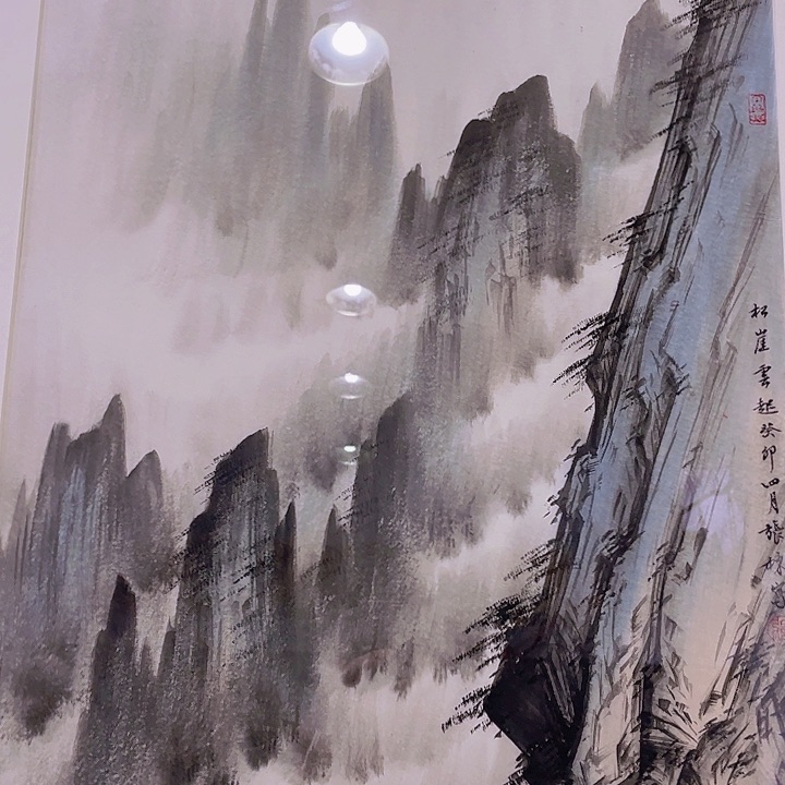 国画宋庄的一个小村庄被