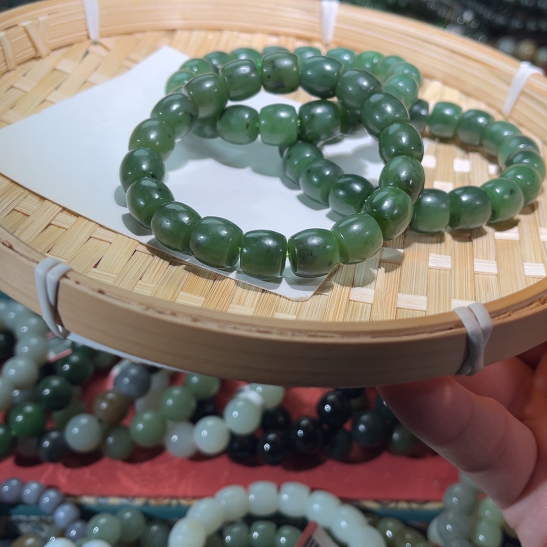 和田玉未镶嵌手链