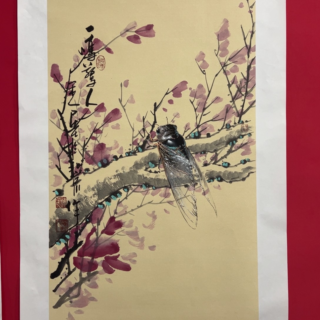 涝***圆国画柳平老师精品