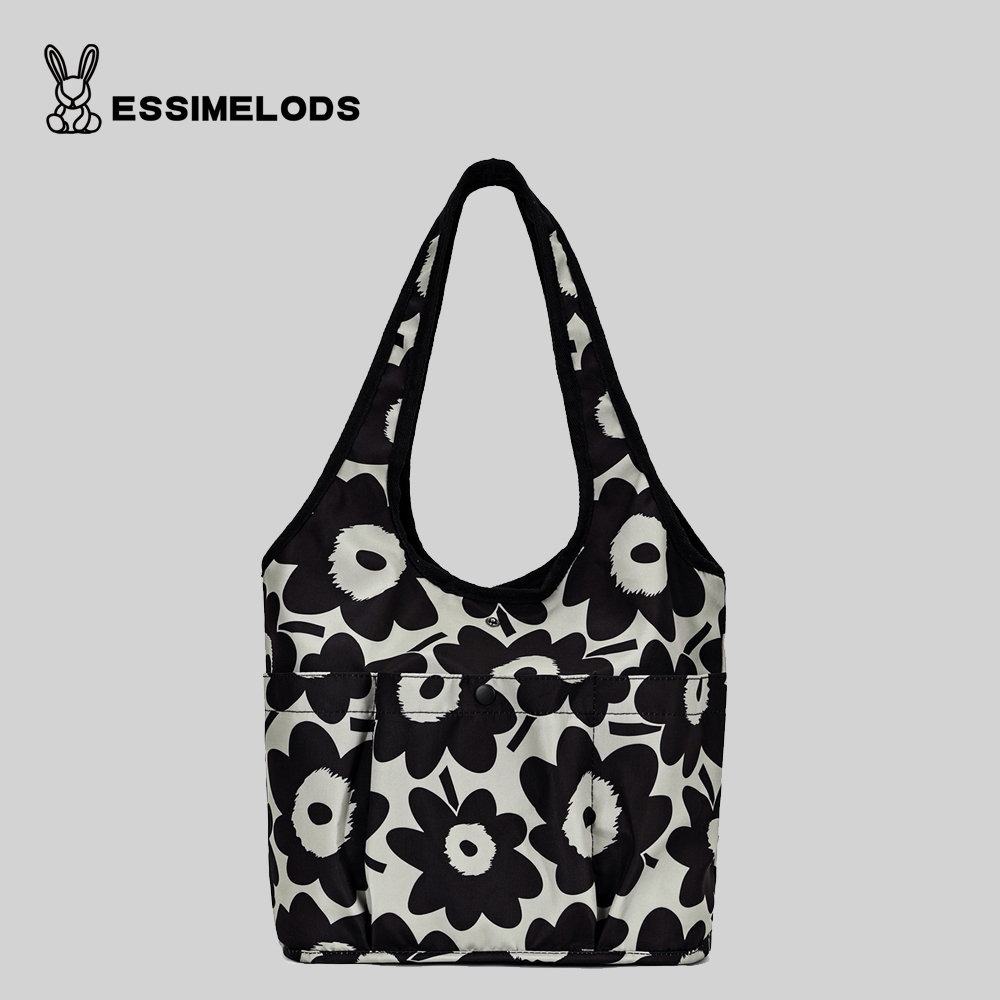 2597便携经典女款简约休闲托特包时尚潮流单肩包百搭多功能双面包