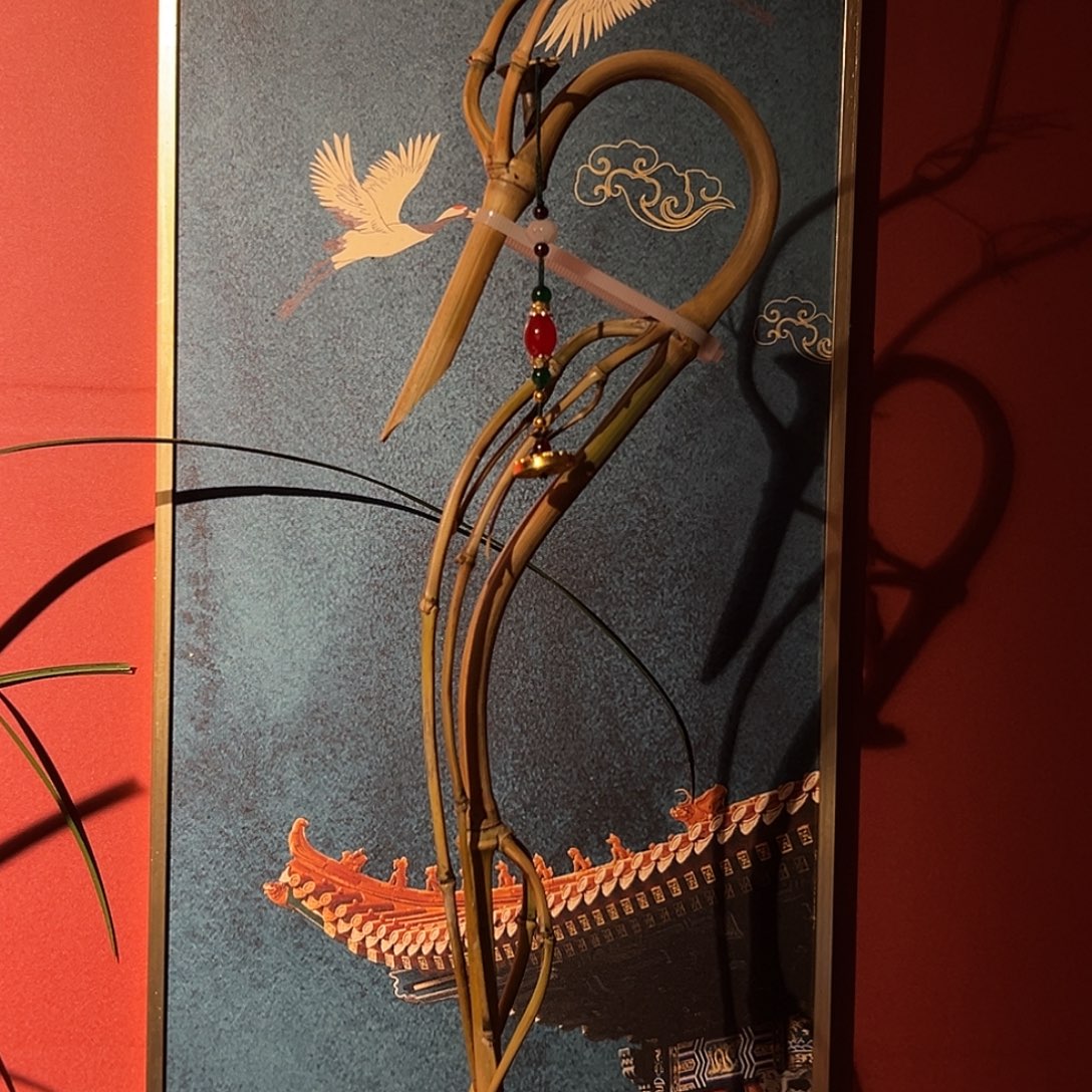 龙挂香竹子，原创设计