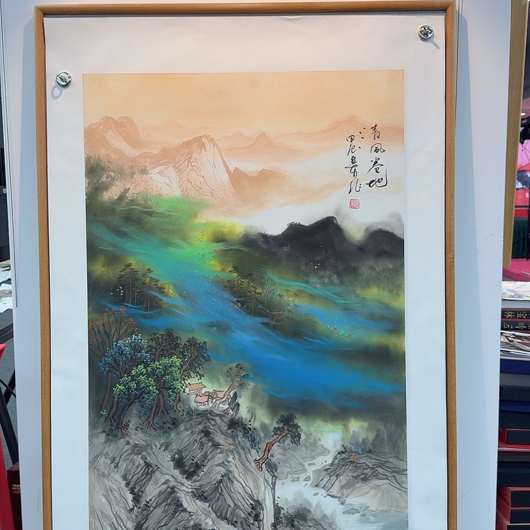 国画多次参加国内外大型