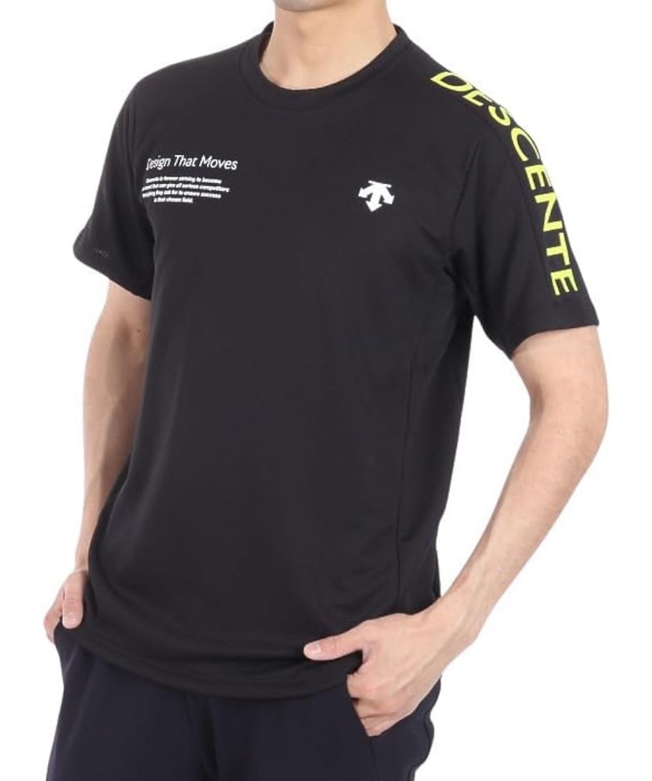 DESCENTE/迪桑特飞哥男士短袖圆领排球吸汗速干短袖