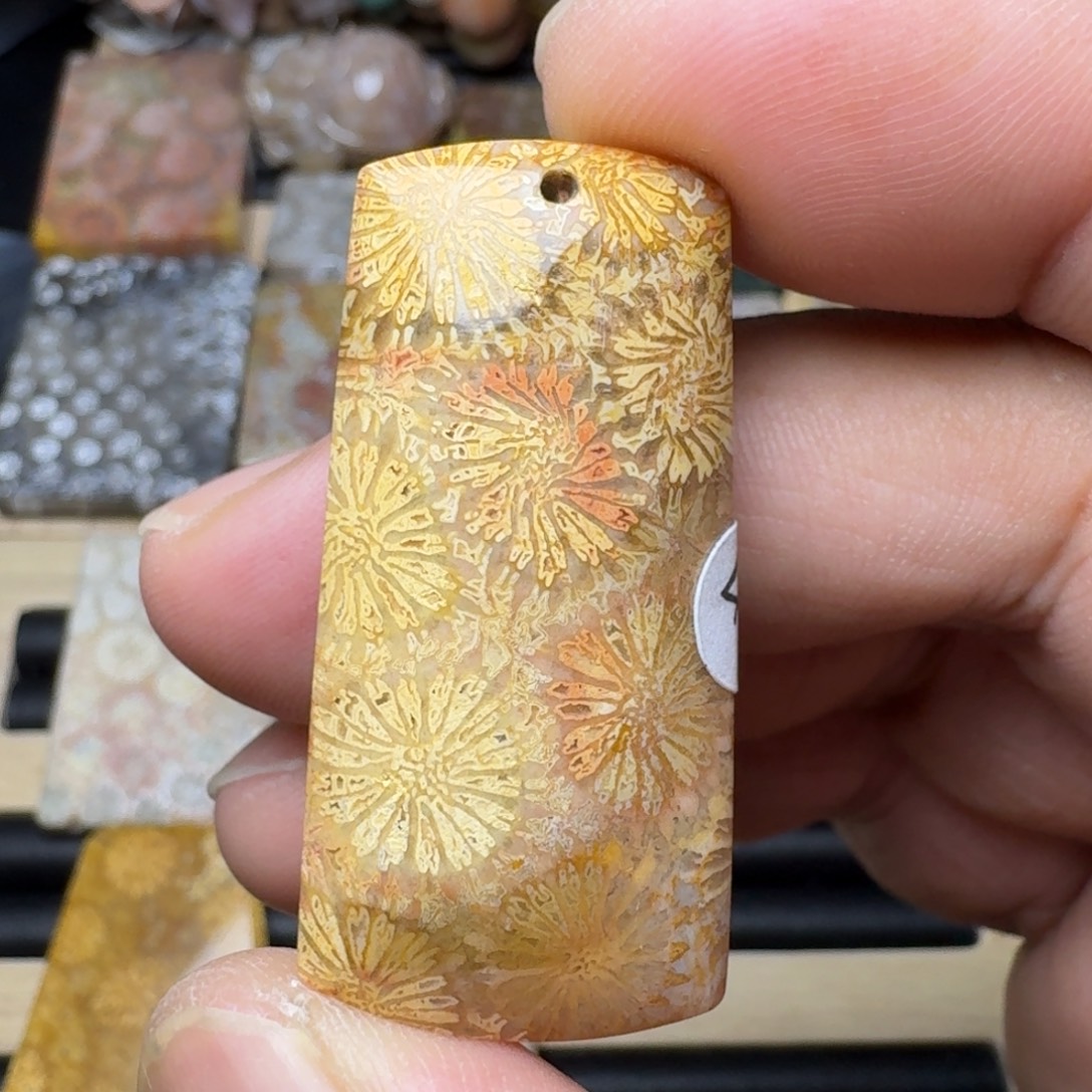 硅化玉未镶嵌纯天然色有机玉石保真色