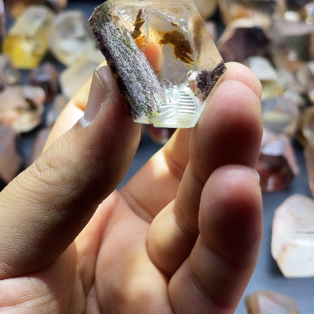 掌***说珠宝半成品水晶未镶嵌