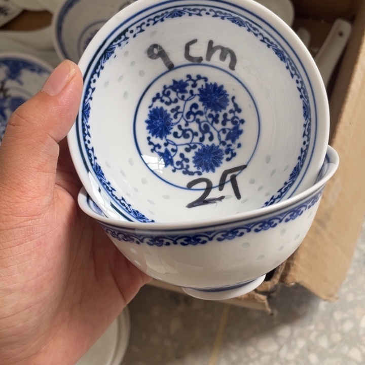摆件景德镇高温细白瓷餐具