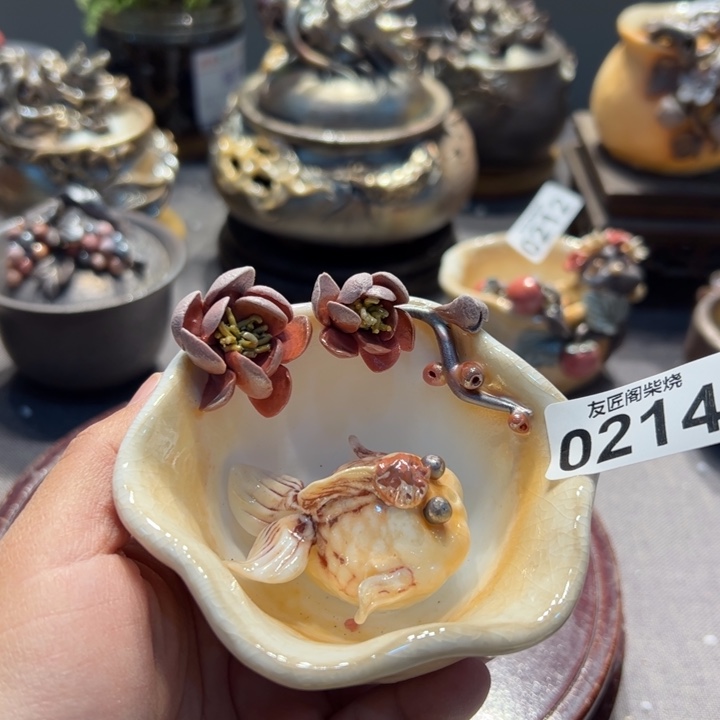 柴烧茶器，纯手工制作