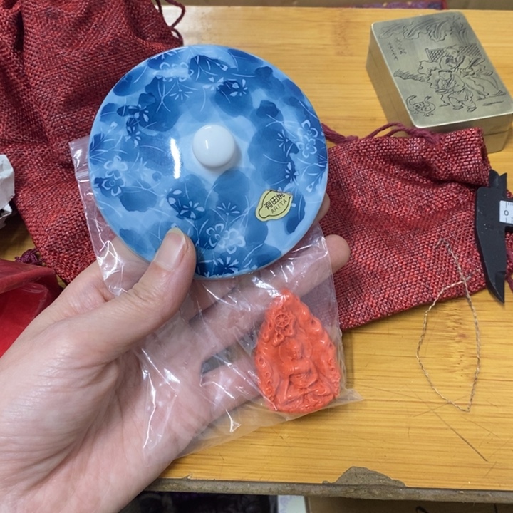 摆件中古工艺品一件