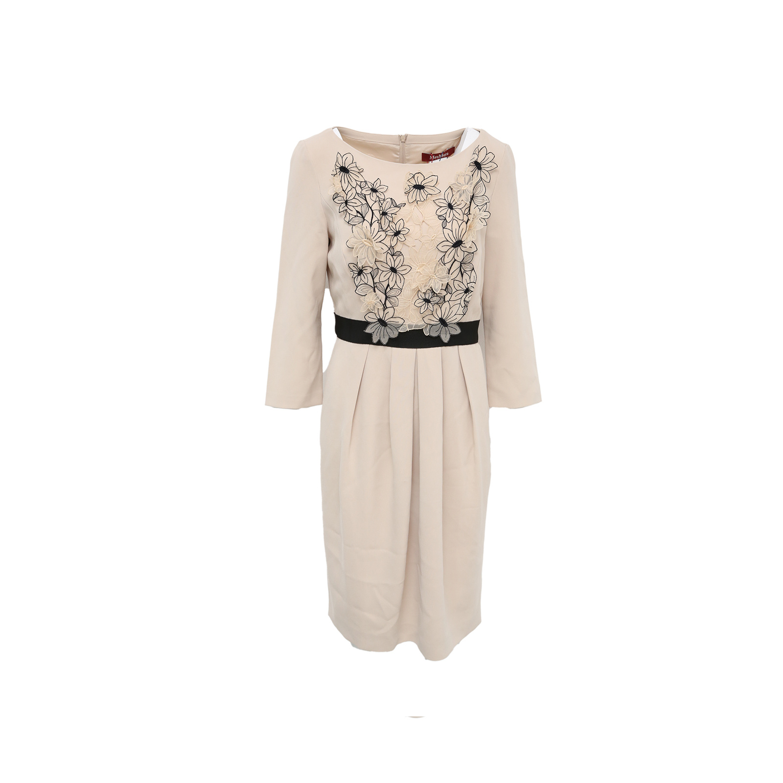 99新 MaxMara 【lulu】  棉 醋酸纤维 花朵 连衣裙 /P215052861