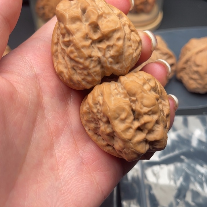 把件文玩核桃40三角蛙