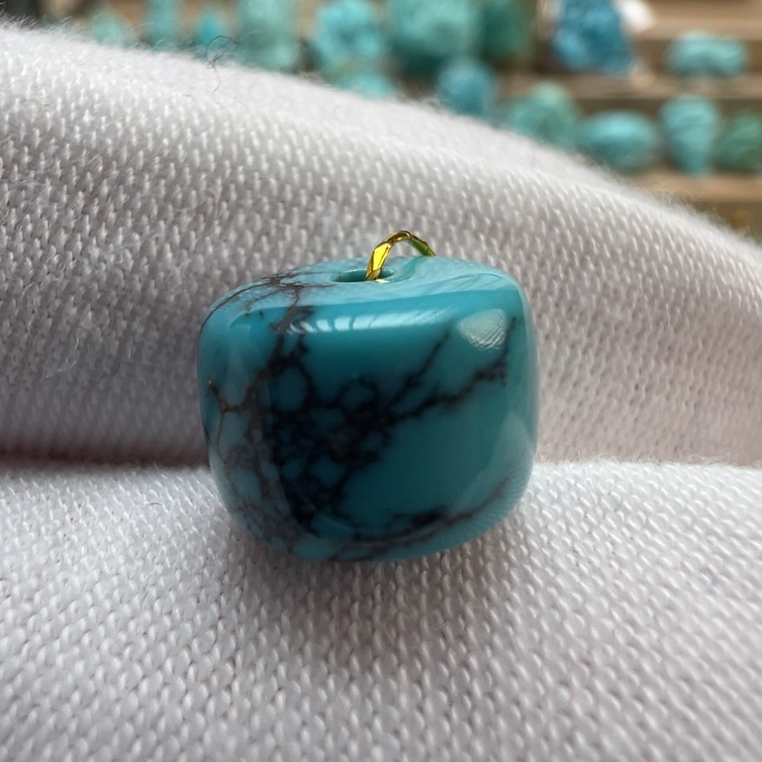 绿松石未镶嵌配饰9.5*6.9