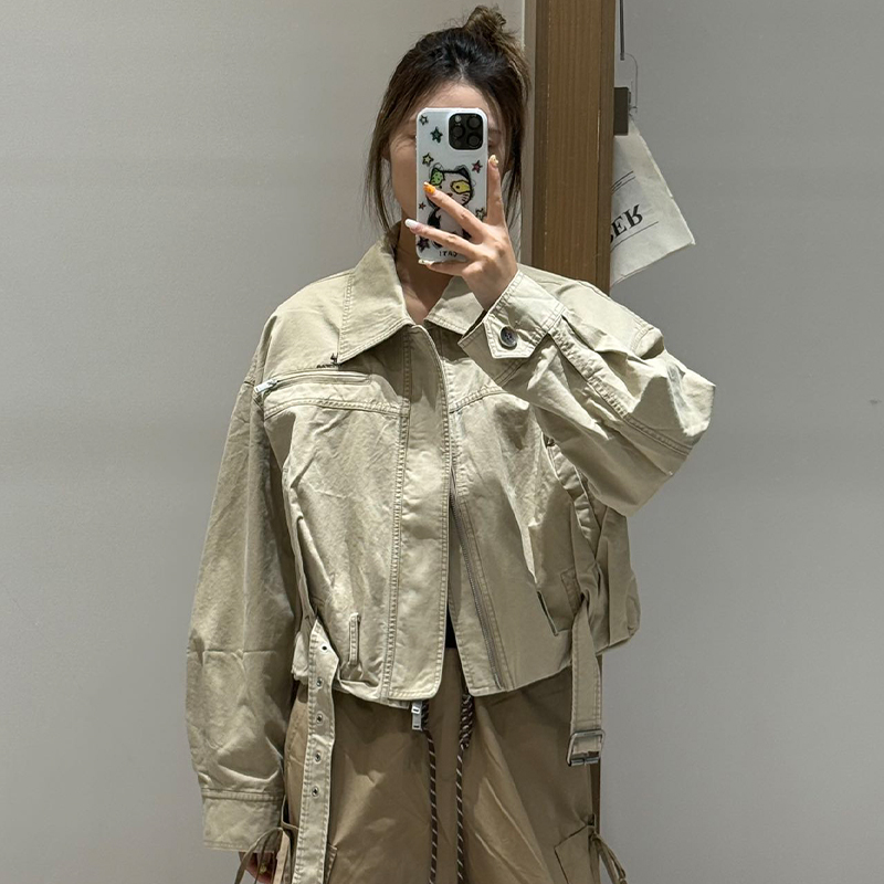 【现货】AVVENN设计师品牌新款 25年秋季牛仔短外套