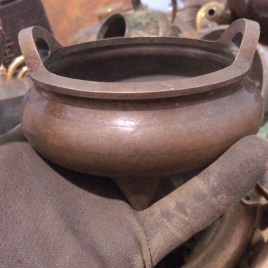 传***奇闪电购铜摆件工艺品