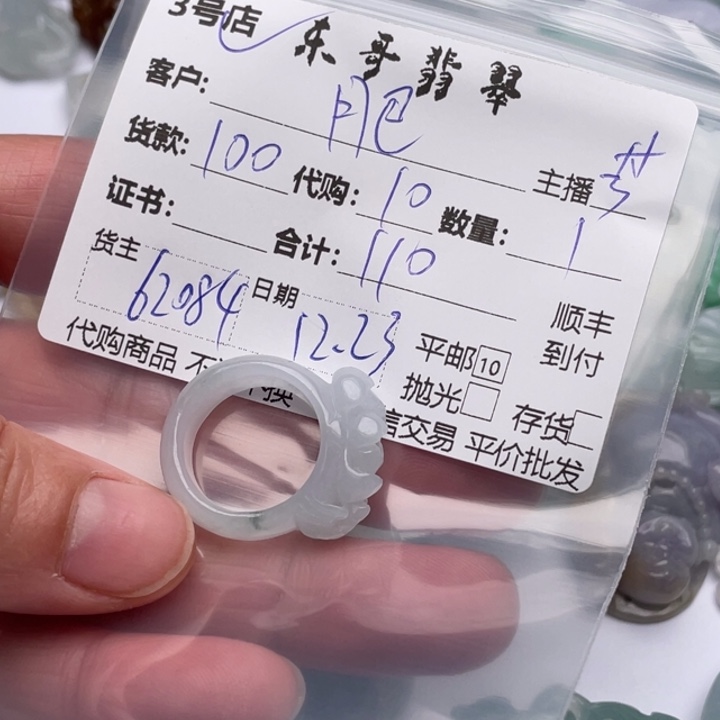 肥***蕊翡翠未镶嵌颈饰翡翠