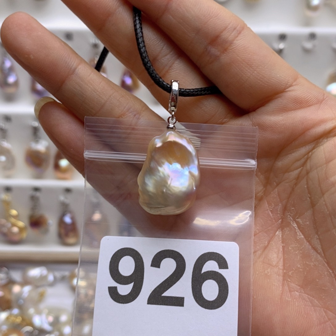 淡水珍珠颈饰银S925镶嵌926