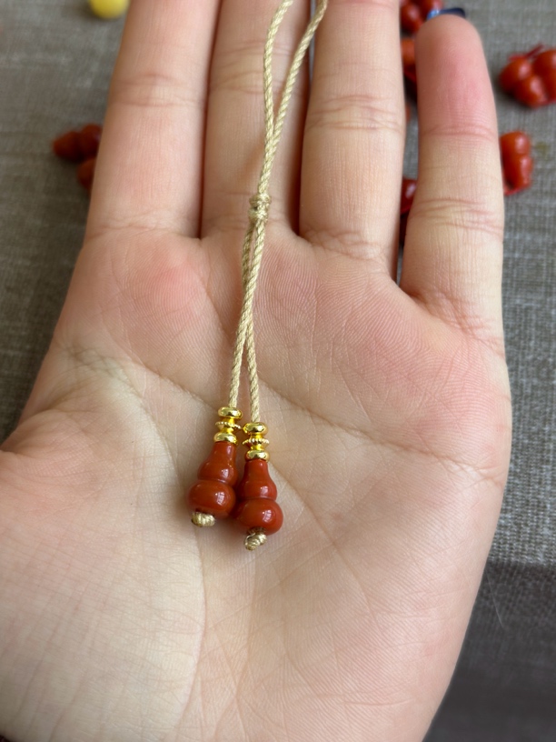 7+南红葫芦弟子珠（多样性发货孔道默认1.0） 