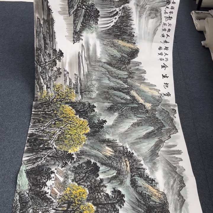 国画绘画手绘作品