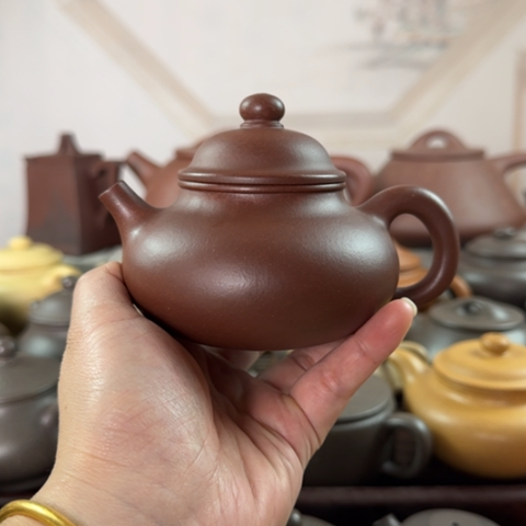 茶壶紫砂底槽清料230cc
