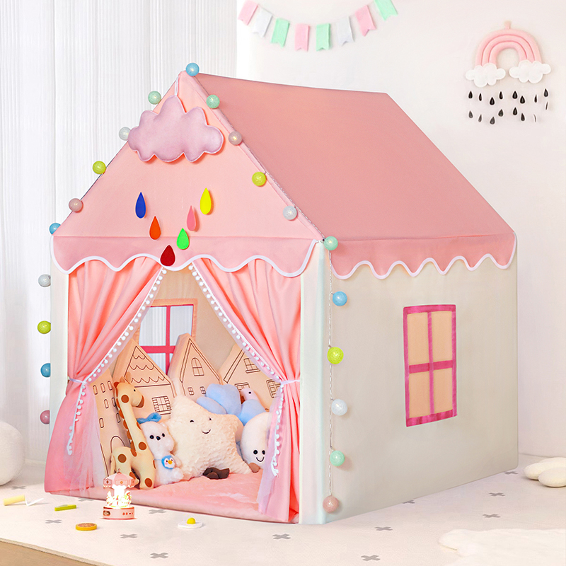 儿童小帐篷室内玩具屋女孩公主城堡家用房子宝宝游戏屋分床睡神器