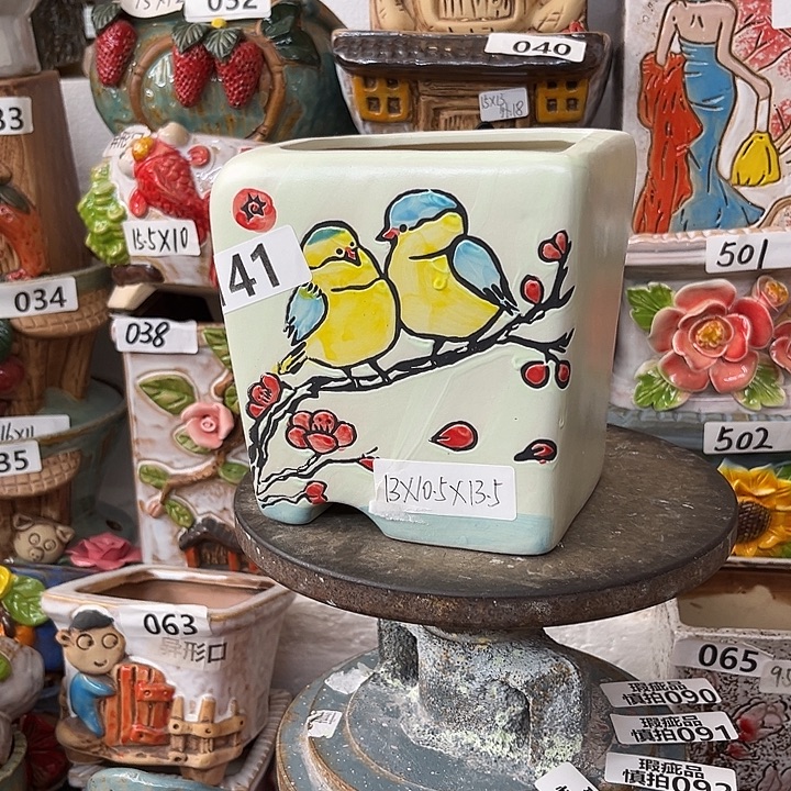 粗陶材质多肉花盆