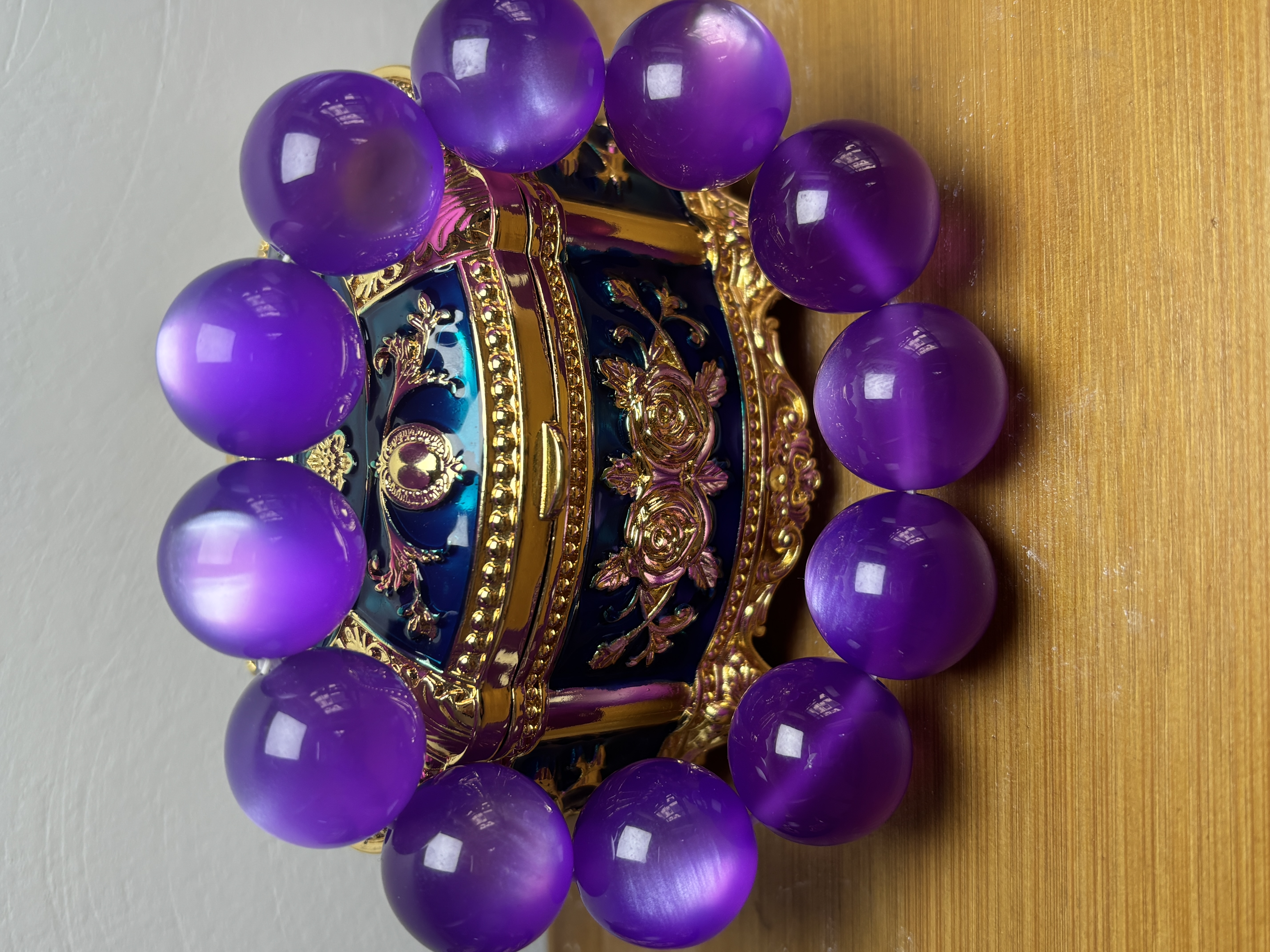 【啊球】紫色单圈手串大菩提