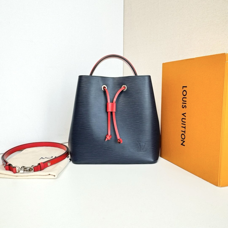 95新 LouisVuitton/路易威登 97新LV蓝水波纹水桶epi25cmS3061813