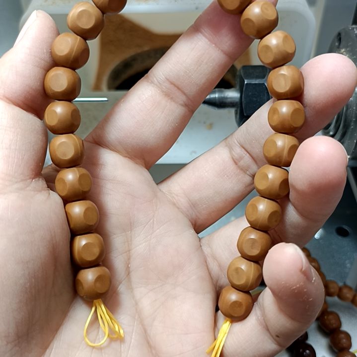 月***明猴头核桃吊坠原皮原色六方