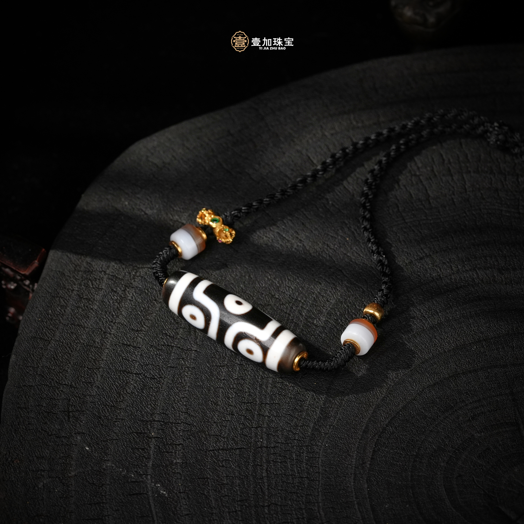 壹加师姐 | 手工设计聚缘横版杵六玛瑙项链多样性发一6600b