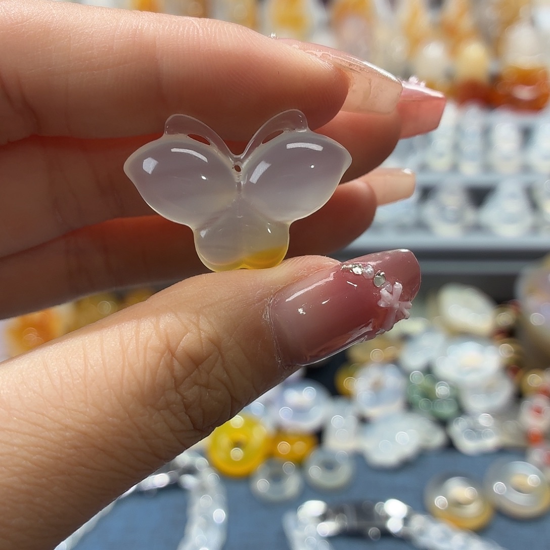 玛瑙/玉髓未镶嵌吊坠(不含链)