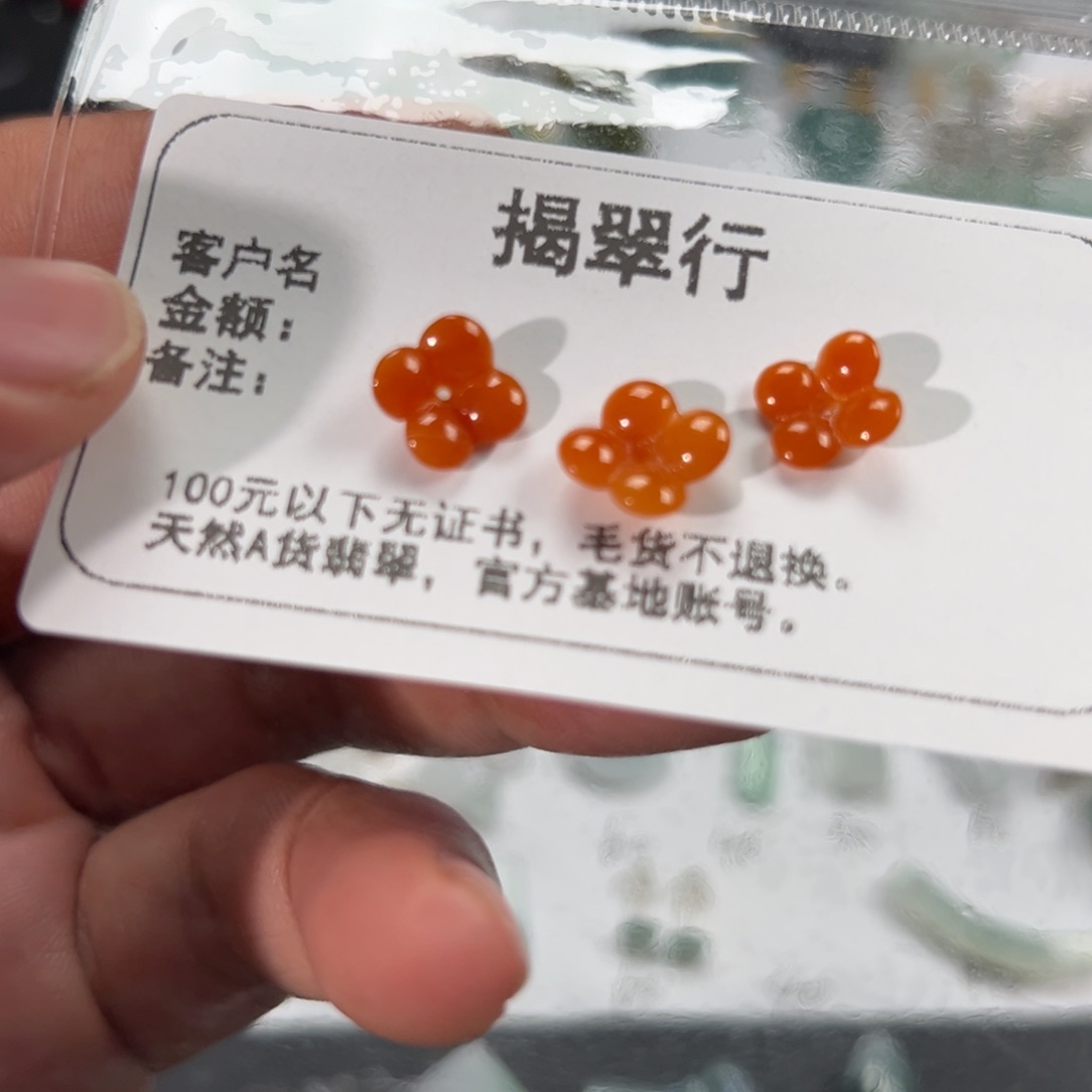 翡翠未镶嵌颈饰林*