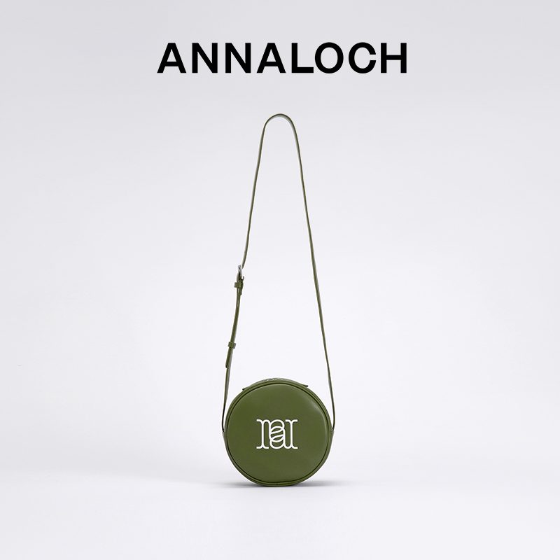 ANNALOCH再生系列新款圆月包实用主义斜挎单肩斜挎包